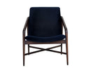 Sunpan Mila Lounge Chair In Bravo Cream/Bravo Metal/Dark River