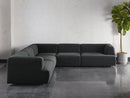 Sunpan Cairo Darren Sectional Set - Moto Stucco / Smokescreen