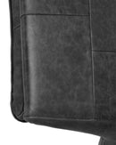 Sunpan Easton Swivel Lounge Chair - Marseille Black/Camel Leather