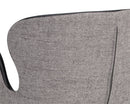Sunpan Waldo Counter Stool in November Grey and Cinnamon Brown