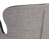 Sunpan Waldo Counter Stool in November Grey and Cinnamon Brown
