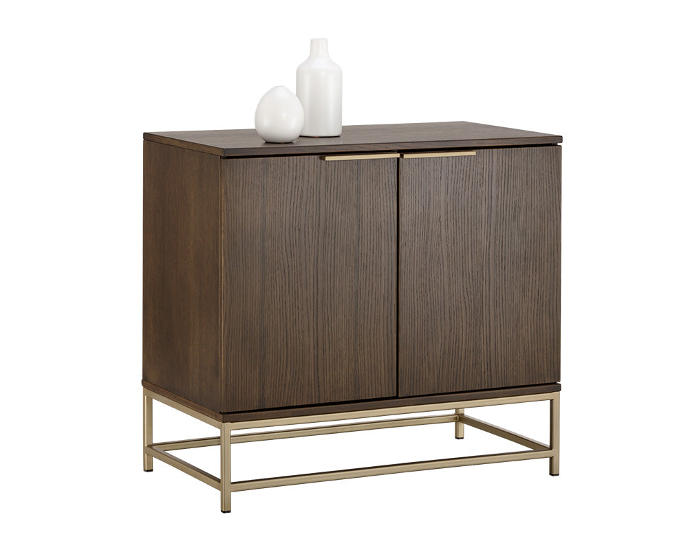 Sunpan Rebel Sideboard - Gold - Raw Umber