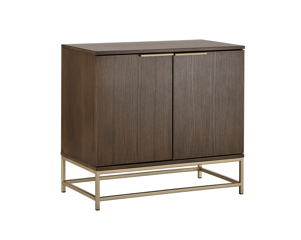 Sunpan Rebel Sideboard - Gold - Raw Umber