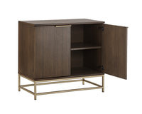 Sunpan Rebel Sideboard - Gold - Raw Umber