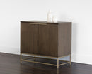 Sunpan Rebel Sideboard - Gold - Raw Umber