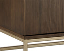 Sunpan Rebel Sideboard - Gold - Raw Umber