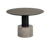 Sunpan Monaco Coffee Table In Black And Light Grey Marble With Raw Umber / Black And Light Grey Marble With Charcoal Grey