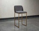 Sunpan Nevin Barstool - Polo Club Muslin/Sapphire Blue/Shadow Grey