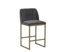 Sunpan Nevin Counter Stool - Polo Club Muslin/Sapphire Blue/Shadow Grey