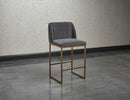 Sunpan Nevin Counter Stool - Polo Club Muslin/Sapphire Blue/Shadow Grey