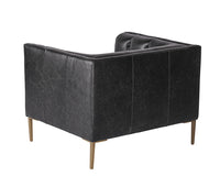 Sunpan Westin Armchair - Vintage Black Night/Caramel/Peacock/Steel Grey/Vanilla Leather
