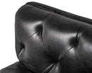 Sunpan Westin Armchair - Vintage Black Night/Caramel/Peacock/Steel Grey/Vanilla Leather