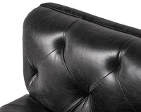 Sunpan Westin Armchair - Vintage Black Night/Caramel/Peacock/Steel Grey/Vanilla Leather