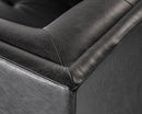 Sunpan Westin Armchair - Vintage Black Night/Caramel/Peacock/Steel Grey/Vanilla Leather