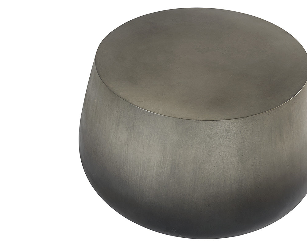 Sunpan Aries Coffee Table - Black and Ombre / Silver