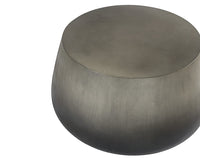 Sunpan Aries Coffee Table - Black and Ombre / Silver