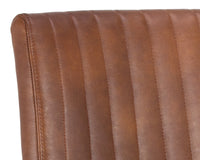Sunpan Homer Dining Armchair - Bravo Admiral/Ash/Cognac