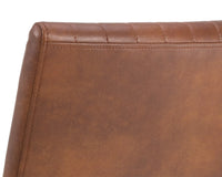 Sunpan Homer Dining Armchair - Bravo Admiral/Ash/Cognac