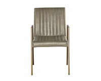 Sunpan Homer Dining Armchair - Bravo Admiral/Ash/Cognac