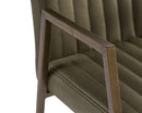 Sunpan Homer Dining Armchair - Bravo Admiral/Ash/Cognac