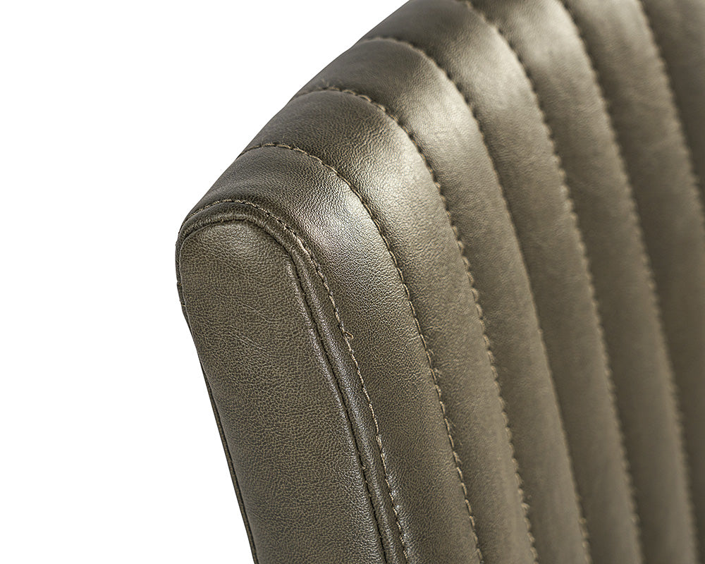 Sunpan Homer Dining Armchair - Bravo Admiral/Ash/Cognac