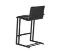 Sunpan Webber Counter Stool in Cantina Black/Saddle - Set of 2