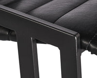 Sunpan Webber Counter Stool in Cantina Black/Saddle - Set of 2