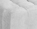 Sunpan Amira Ottoman - Polo Club Kohl Grey/Stone