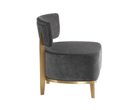 Sunpan Melville Lounge Chair - Bravo Ash/Bravo Cream/Polo Club Kohl Grey/Polo Club Stone