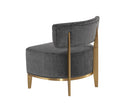 Sunpan Melville Lounge Chair - Bravo Ash/Bravo Cream/Polo Club Kohl Grey/Polo Club Stone
