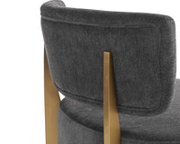 Sunpan Melville Lounge Chair - Bravo Ash/Bravo Cream/Polo Club Kohl Grey/Polo Club Stone