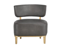 Sunpan Melville Lounge Chair - Bravo Ash/Bravo Cream/Polo Club Kohl Grey/Polo Club Stone