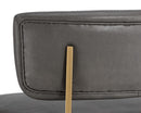 Sunpan Melville Lounge Chair - Bravo Ash/Bravo Cream/Polo Club Kohl Grey/Polo Club Stone