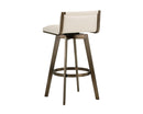 Sunpan Arizona Swivel Barstool - Castillo Black/Castillo Cream