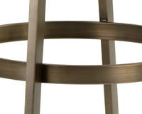 Sunpan Arizona Swivel Barstool - Castillo Black/Castillo Cream