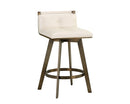Sunpan Arizona Swivel Counter Stool - Castillo Black/Castillo Cream
