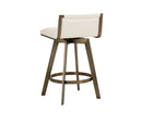 Sunpan Arizona Swivel Counter Stool - Castillo Black/Castillo Cream
