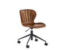 Sunpan Arabella Office Chair - Bravo Cognac/Bravo Portabella