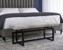 Sunpan Pilar Bench - Grey