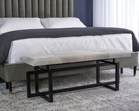 Sunpan Pilar Bench - Grey
