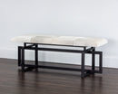 Sunpan Pilar Bench - Grey