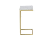 Sunpan Amell End Table - White