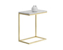 Sunpan Amell End Table - White