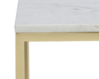 Sunpan Amell End Table - White