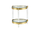 Sunpan York End Table - Brass