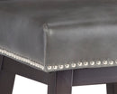 Sunpan Vintage Swivel Counter Stool - Brown/Castillo Cream/Coal Black/Havana Dark Brown/Overcast Grey