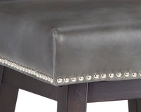 Sunpan Vintage Swivel Counter Stool - Brown/Castillo Cream/Coal Black/Havana Dark Brown/Overcast Grey