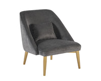 Sunpan Riley Lounge Chair - Polo Club Kohl Grey/Stone
