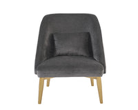 Sunpan Riley Lounge Chair - Polo Club Kohl Grey/Stone