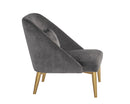 Sunpan Riley Lounge Chair - Polo Club Kohl Grey/Stone